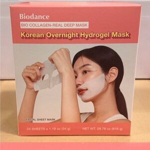 Korean Biodance Overnight Bio Collagen- Real Deep Hydrogel Mask - 24 Sheets